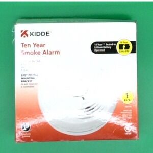 Lot of 2 Kidde 10 Year Sealed Battery Ionization Smoke Alarms i9010 0910L